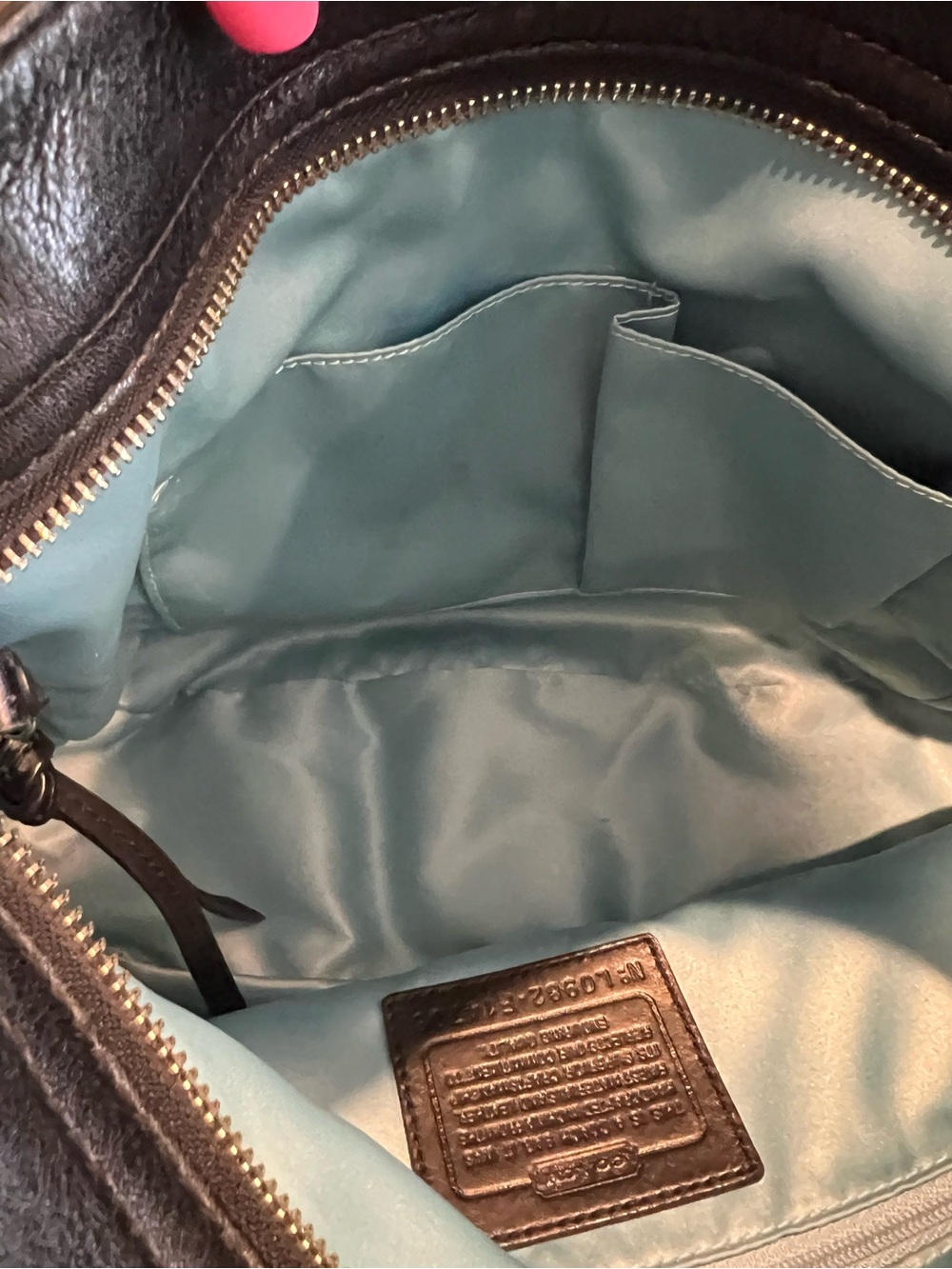 Coach Black & Grey Signature Zoe - Picture 16 of 16